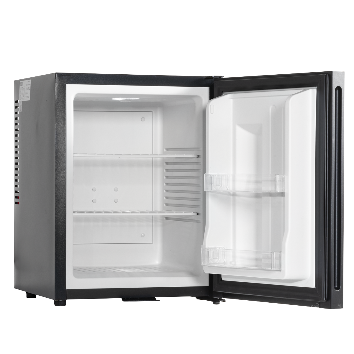 Baridi DH58 Baridi Mini Drinks & Wine Fridge with Wire Shelves, LED Light & Security Lock 35L - Black