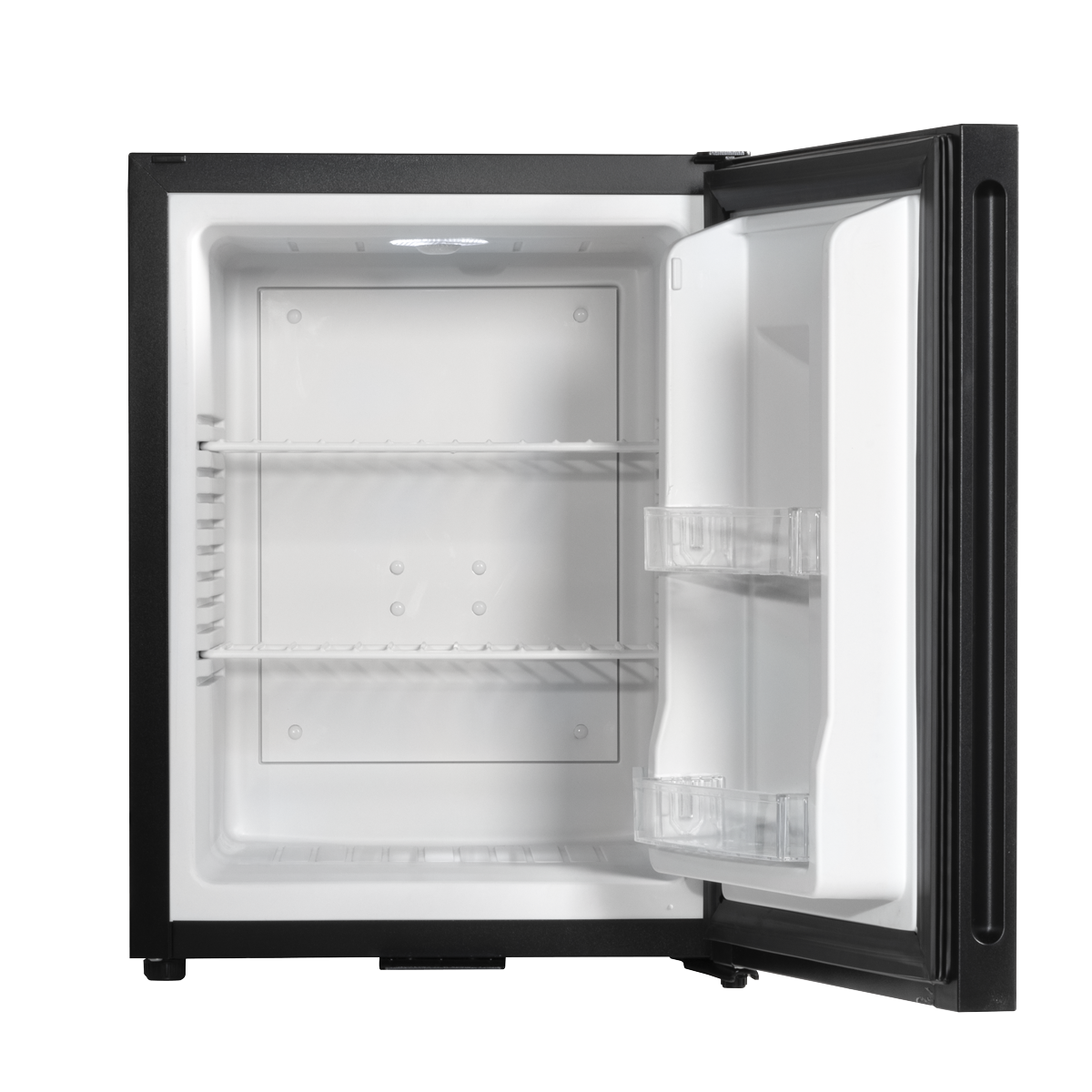 Baridi DH58 Baridi Mini Drinks & Wine Fridge with Wire Shelves, LED Light & Security Lock 35L - Black