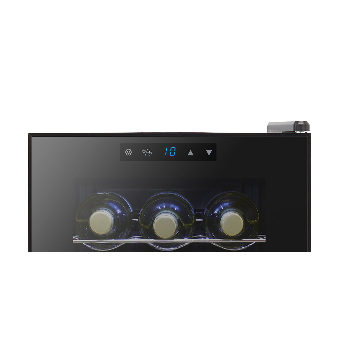 Baridi DH5 Baridi 15 Bottle Wine Fridge with Digital Touch Screen Controls & LED Light - Black