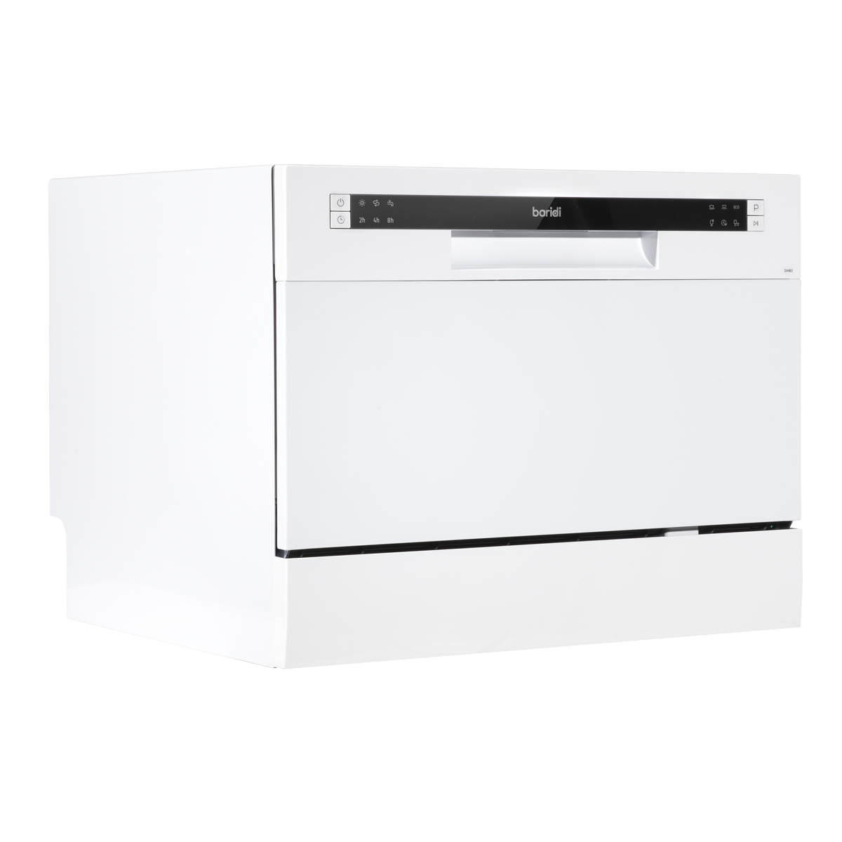 Baridi DH83 Baridi Tabletop Dishwasher 6 Place Settings 6.5L Capacity - White
