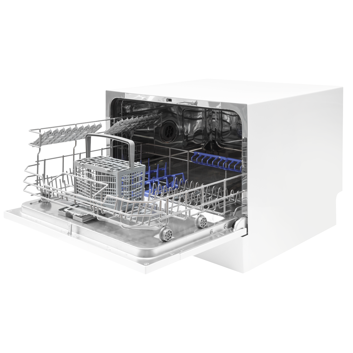 Baridi DH83 Baridi Tabletop Dishwasher 6 Place Settings 6.5L Capacity - White