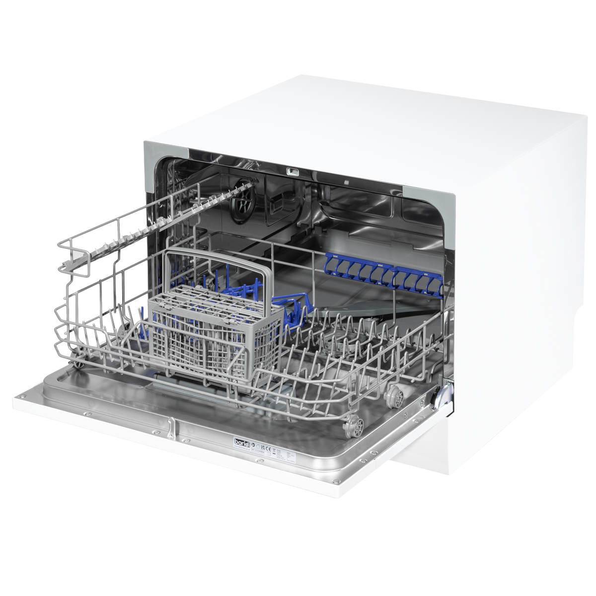 Baridi DH83 Baridi Tabletop Dishwasher 6 Place Settings 6.5L Capacity - White