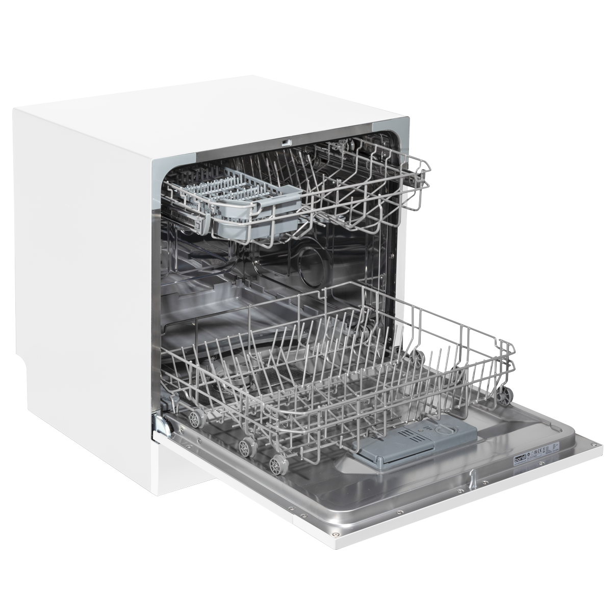Baridi DH86 Baridi Tabletop Dishwasher 8 Place Settings 8L Capacity - White