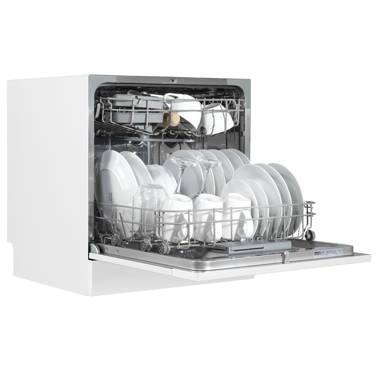 Baridi DH86 Baridi Tabletop Dishwasher 8 Place Settings 8L Capacity - White