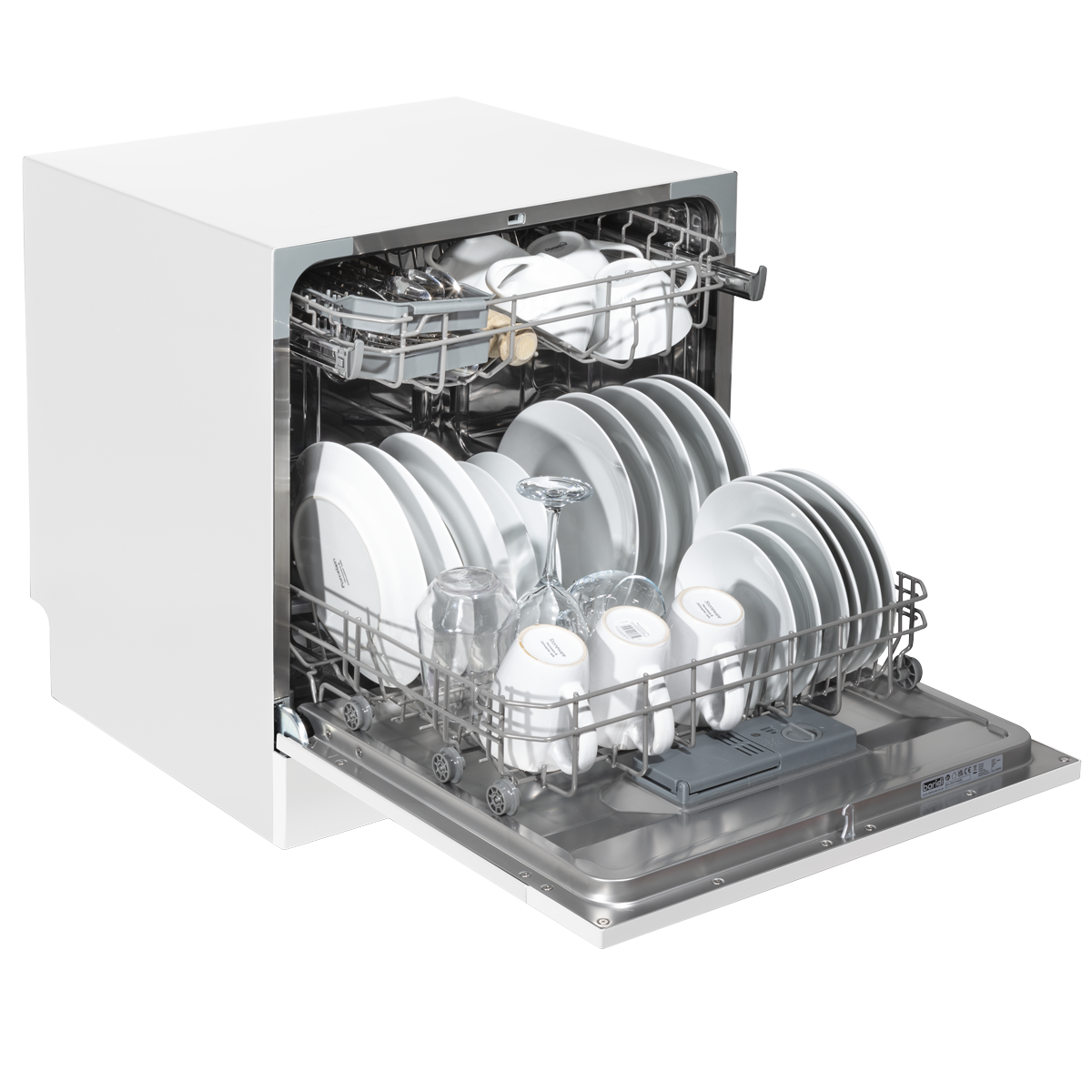 Baridi DH86 Baridi Tabletop Dishwasher 8 Place Settings 8L Capacity - White