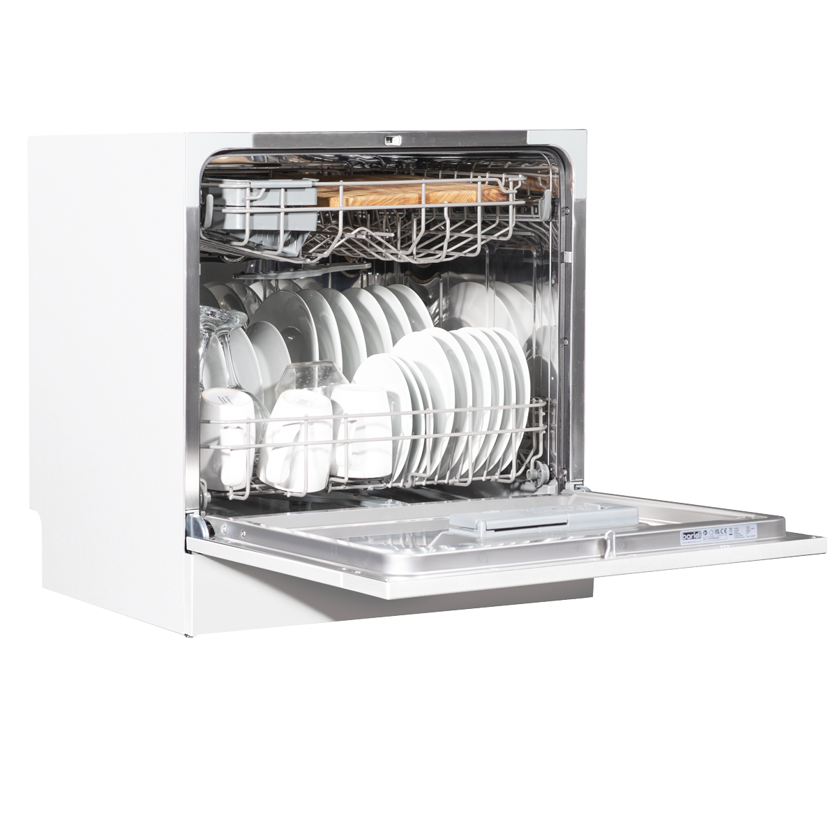 Baridi DH86 Baridi Tabletop Dishwasher 8 Place Settings 8L Capacity - White
