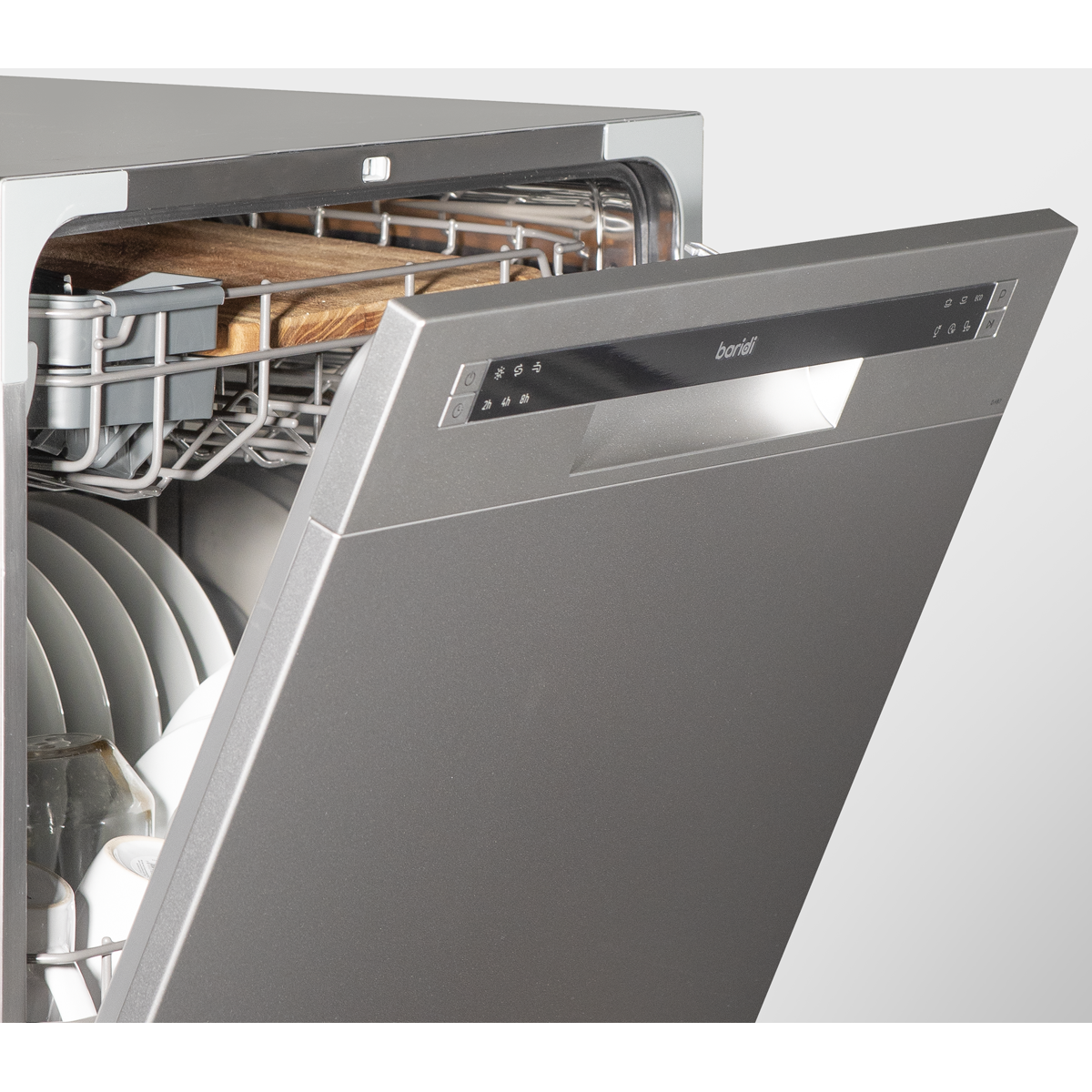 Baridi DH87 Baridi Tabletop Dishwasher 8 Place Settings 8L Capacity - Silver