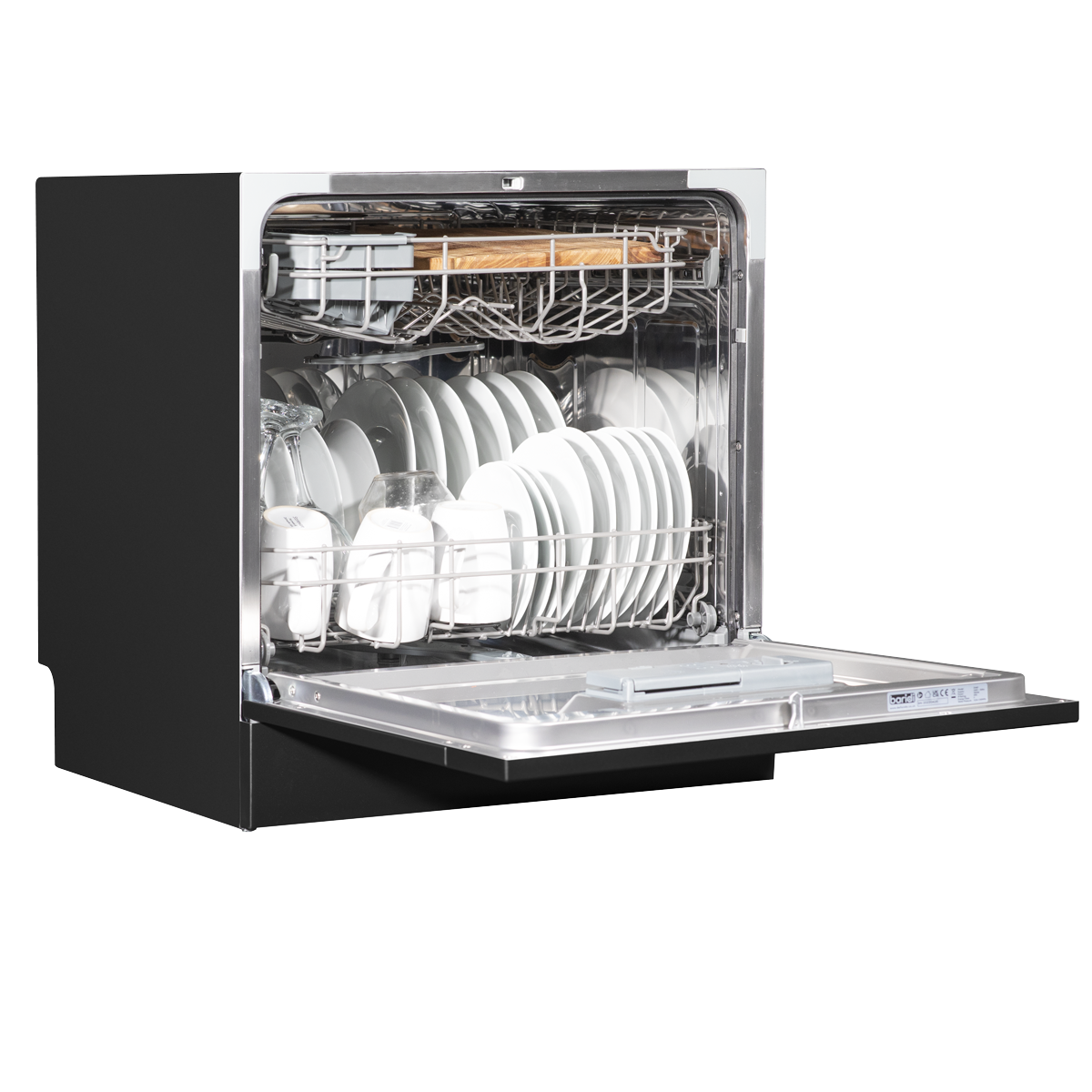 Baridi DH88 Baridi Tabletop Dishwasher 8 Place Settings 8L Capacity - Black