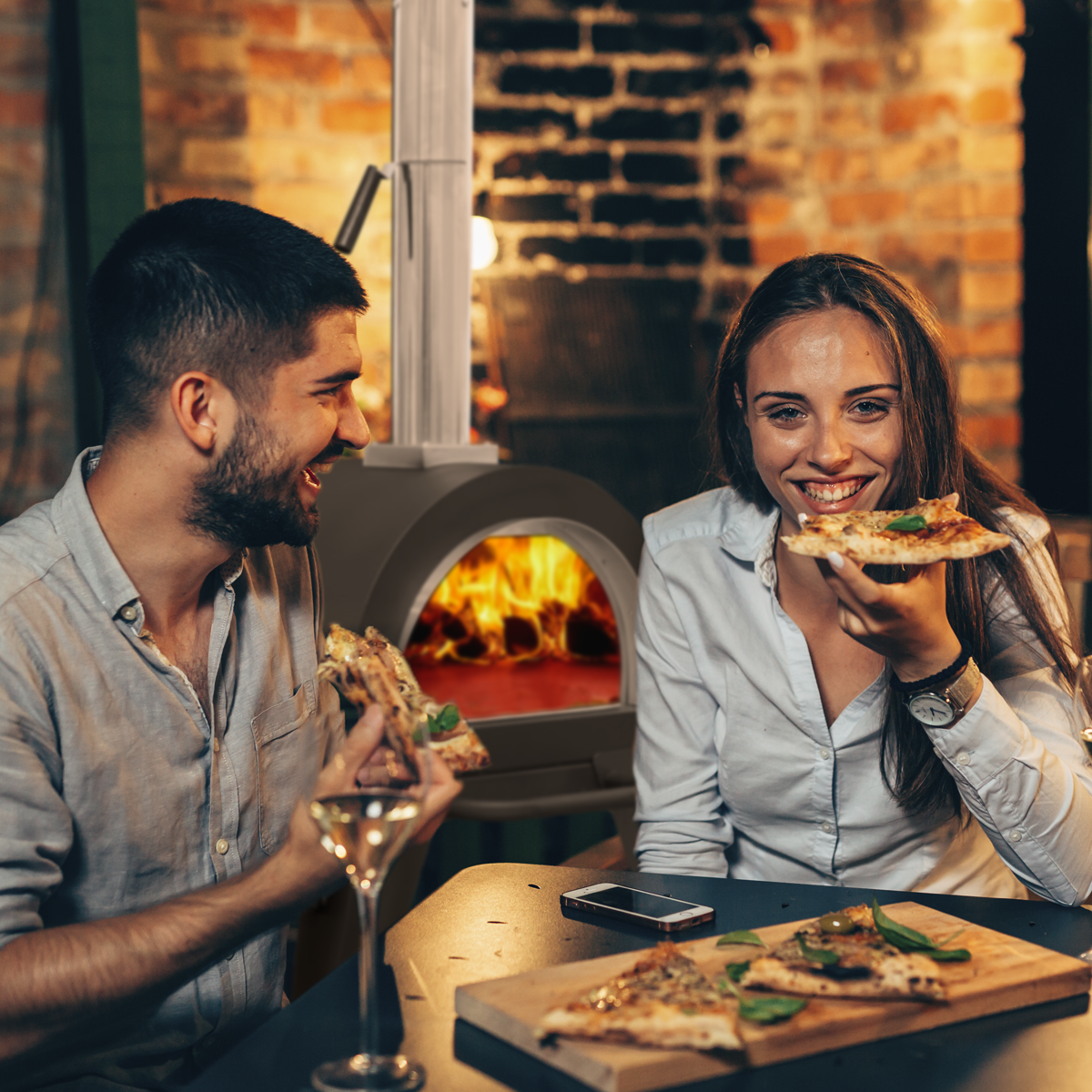 Dellonda DG103 Dellonda Outdoor Wood-Fired Pizza Oven & Smoker