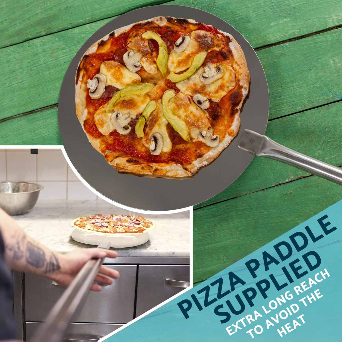 Dellonda DG103 Dellonda Outdoor Wood-Fired Pizza Oven & Smoker