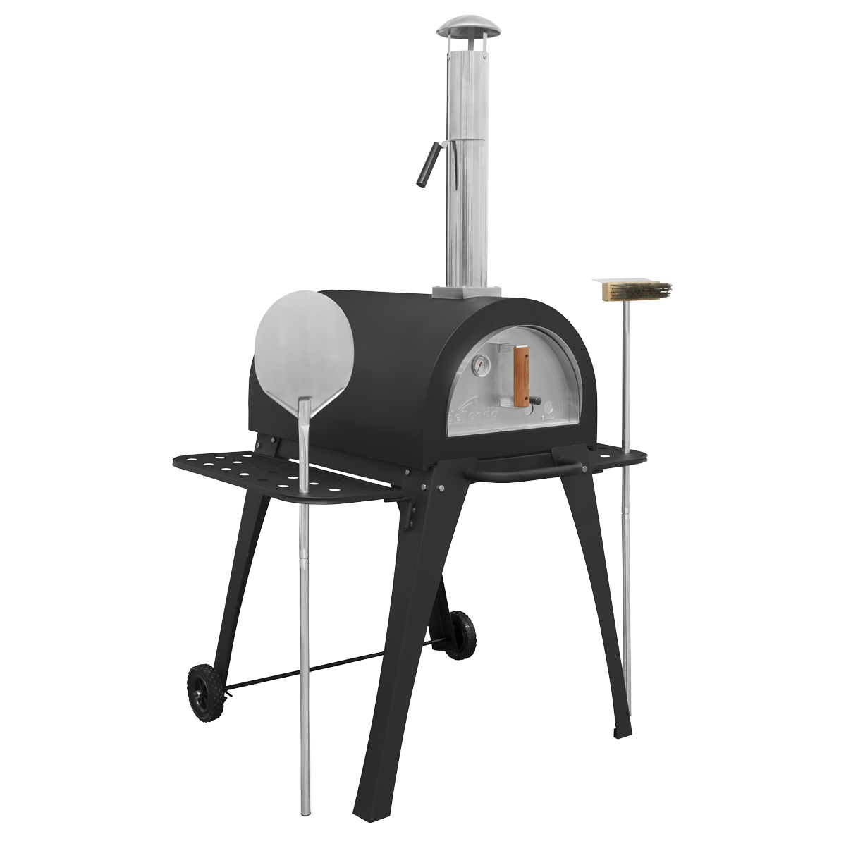 Dellonda DG103 Dellonda Outdoor Wood-Fired Pizza Oven & Smoker