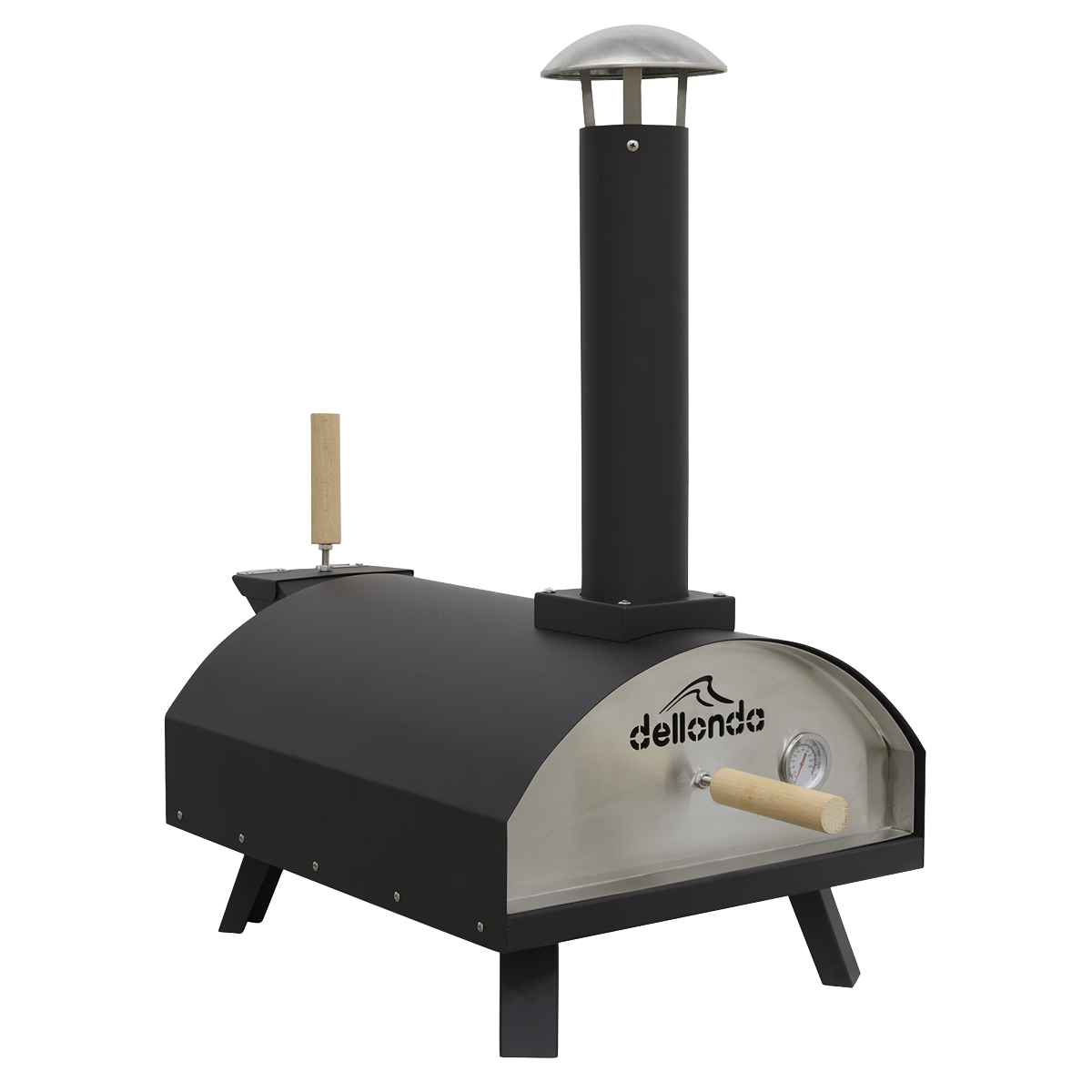 Dellonda DG10 Dellonda Wood-Fired Pizza Oven 14" - Black