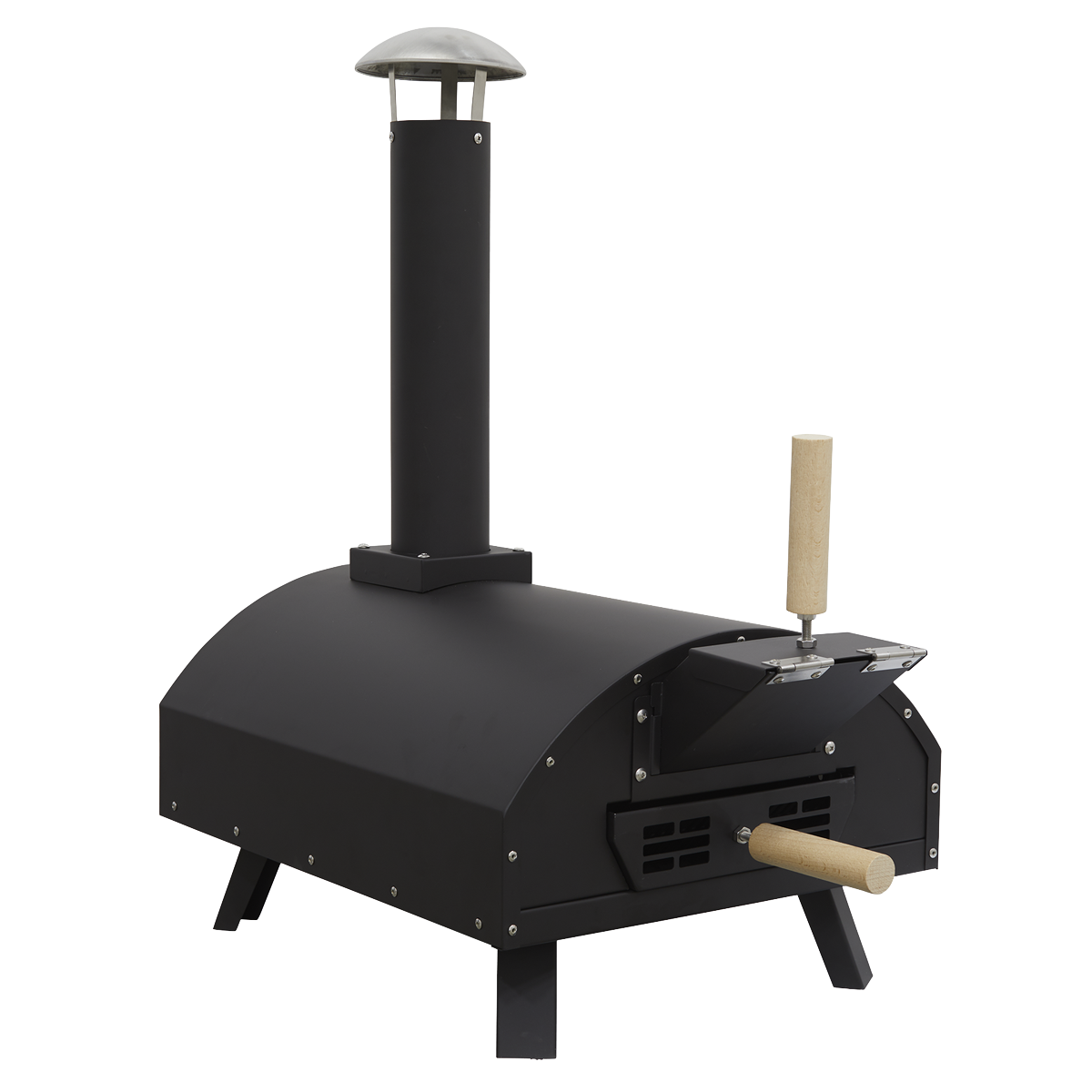 Dellonda DG10 Dellonda Wood-Fired Pizza Oven 14" - Black