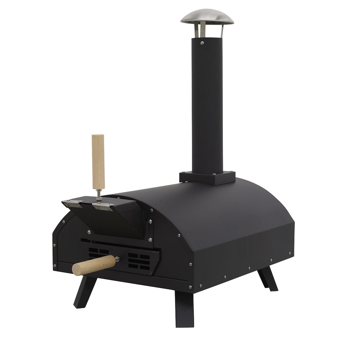 Dellonda DG10 Dellonda Wood-Fired Pizza Oven 14" - Black