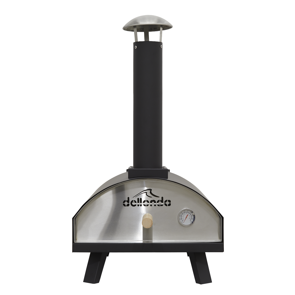 Dellonda DG10 Dellonda Wood-Fired Pizza Oven 14" - Black