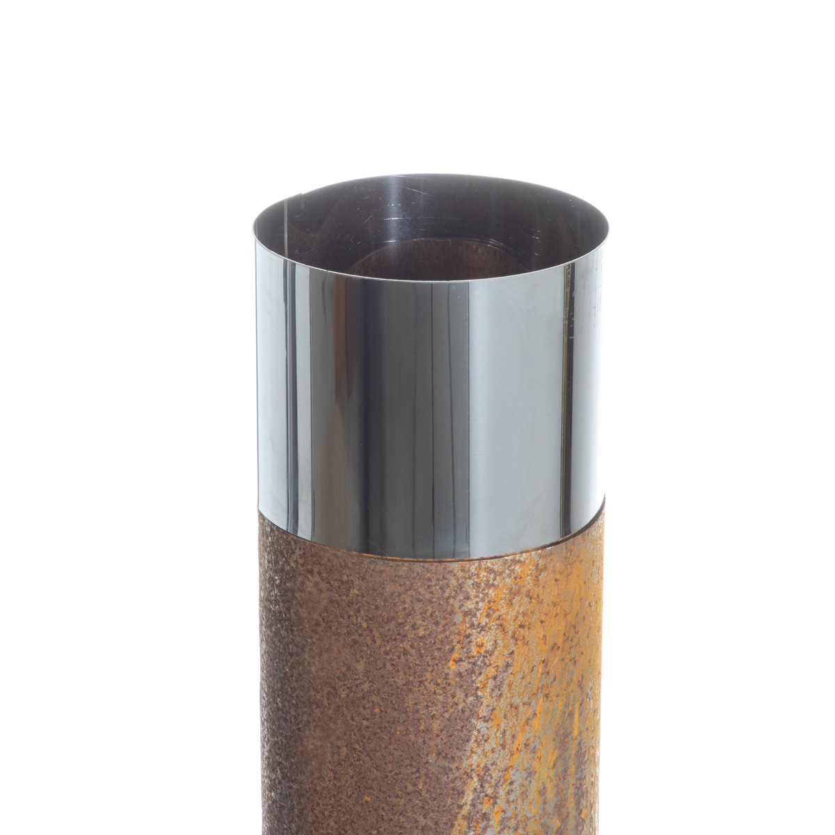 Dellonda DG110 Dellonda Outdoor/Garden/Patio Conical Chiminea, Fireplace, Fire Pit, Heater, H127cm - Corten Steel