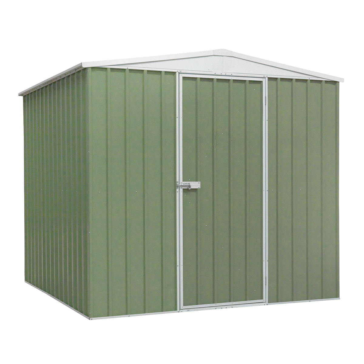 Dellonda DG115 Dellonda Galvanized Steel Storage Shed with Apex Style Roof 230 x 230 x 220cm - Green