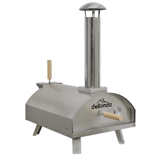 Dellonda DG11 Dellonda Wood-Fired Pizza Oven 14" - Stainless Steel