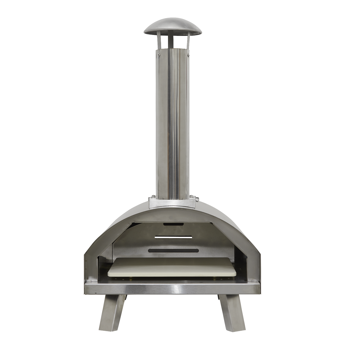 Dellonda DG11 Dellonda Wood-Fired Pizza Oven 14" - Stainless Steel