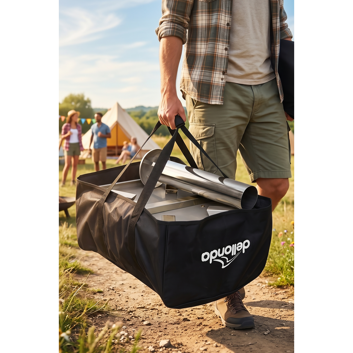 Dellonda DG12 Dellonda Outdoor Pizza Oven Cover & Carry Bag for DG10 & DG11