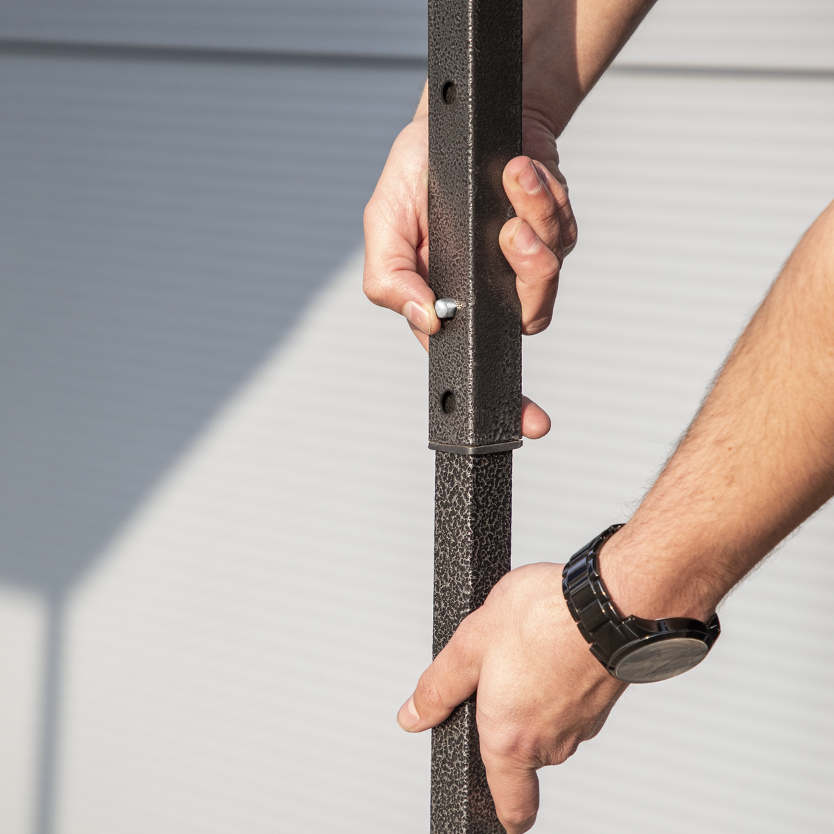 Dellonda DG138 Dellonda Premium 3x6m Pop-Up Gazebo, Heavy Duty, PVC Coated, Water-Resistant Fabric Supplied with Carry Bag, Rope, Stakes & Weight Bags - Beige Canopy