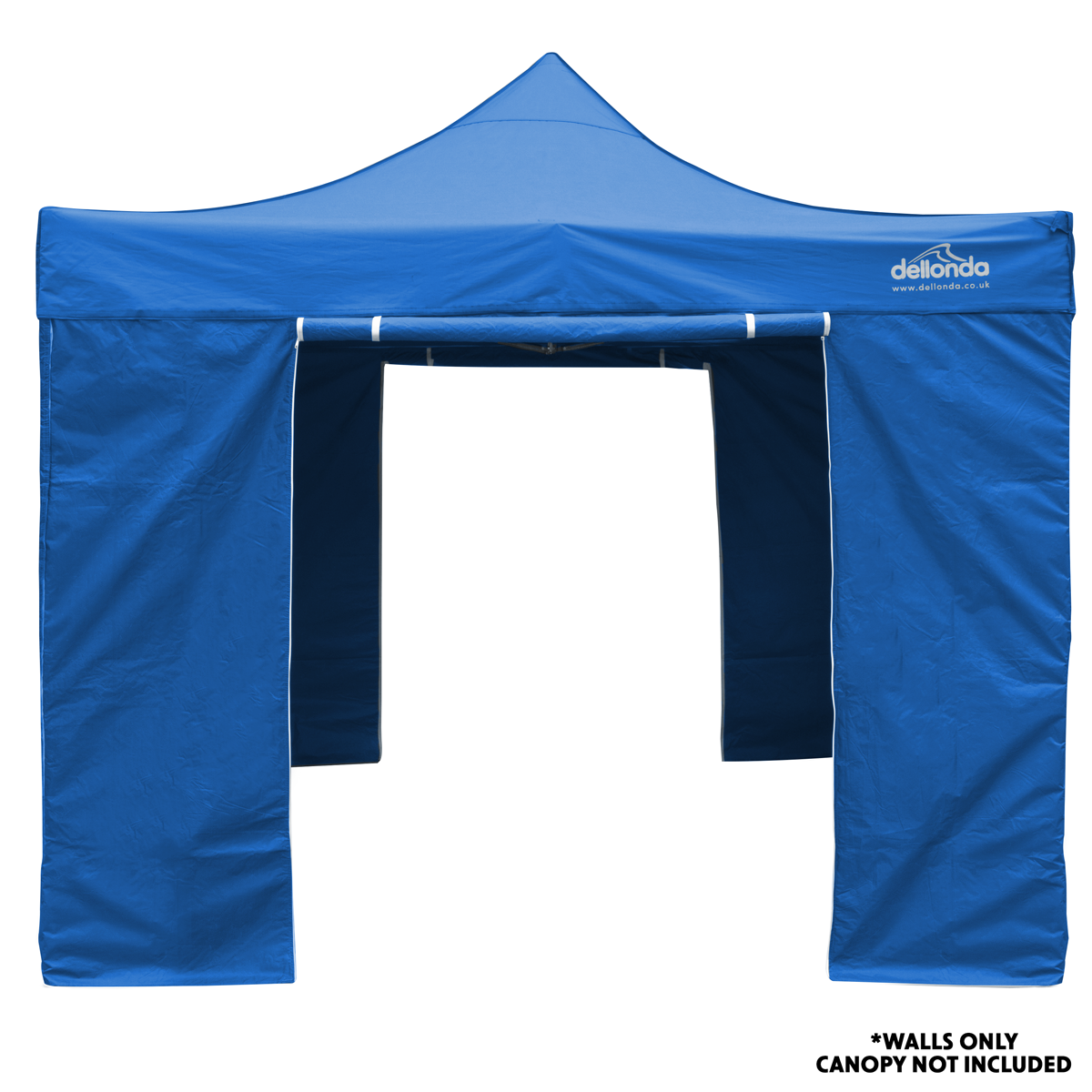Dellonda DG147 Dellonda Premium Gazebo/Marquee Side Walls/Doors/Windows, Fits 3 x 3m Models - Blue