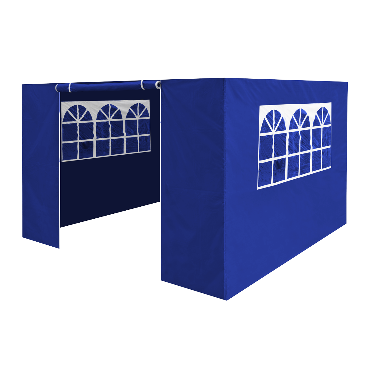 Dellonda DG147 Dellonda Premium Gazebo/Marquee Side Walls/Doors/Windows, Fits 3 x 3m Models - Blue