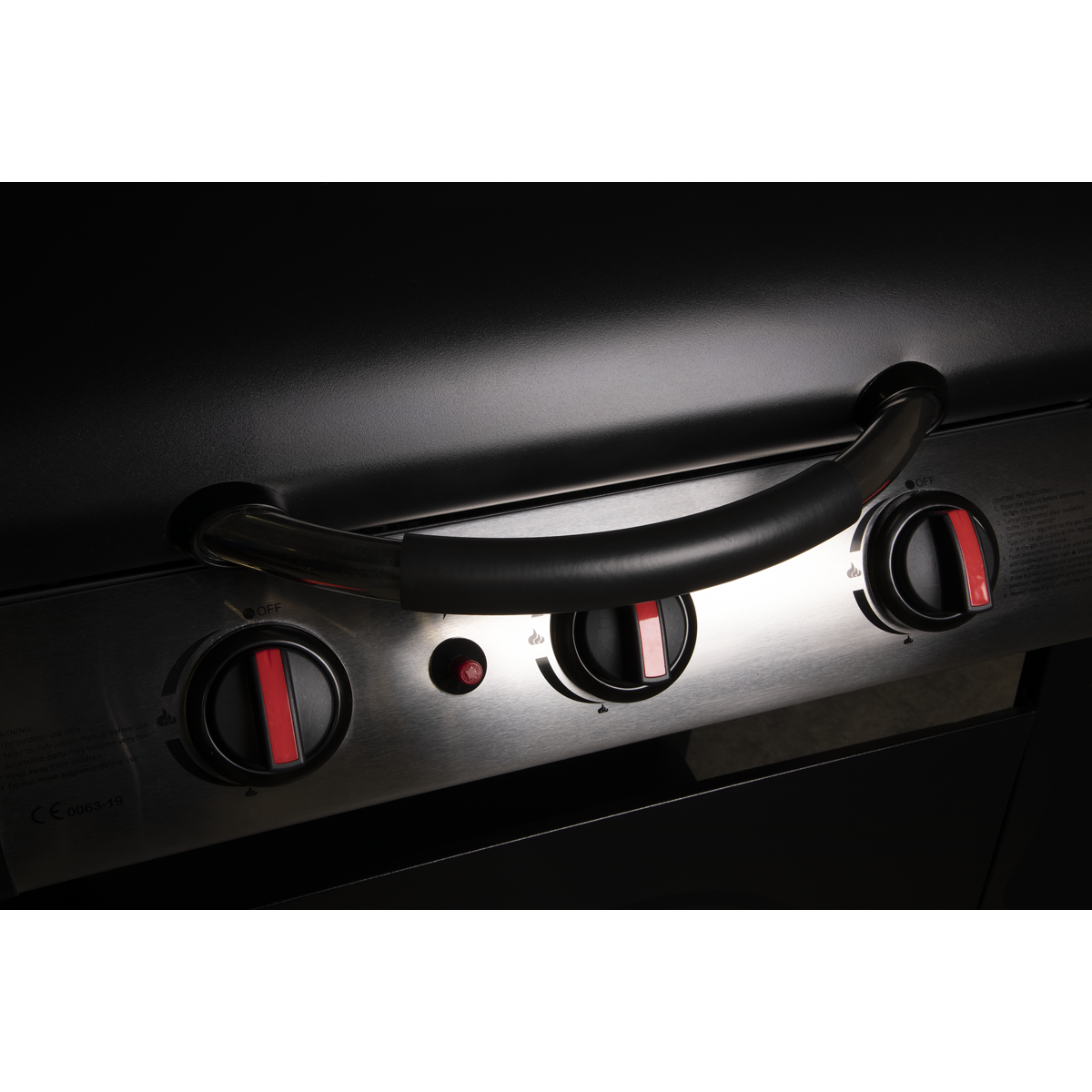 Dellonda DG14 Dellonda 3 Burner Gas BBQ Grill with Piezo Ignition & Thermometer