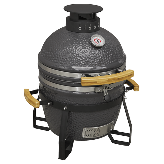 Dellonda DG158 Dellonda Deluxe 16"(40cm) Ceramic Kamado Style BBQ