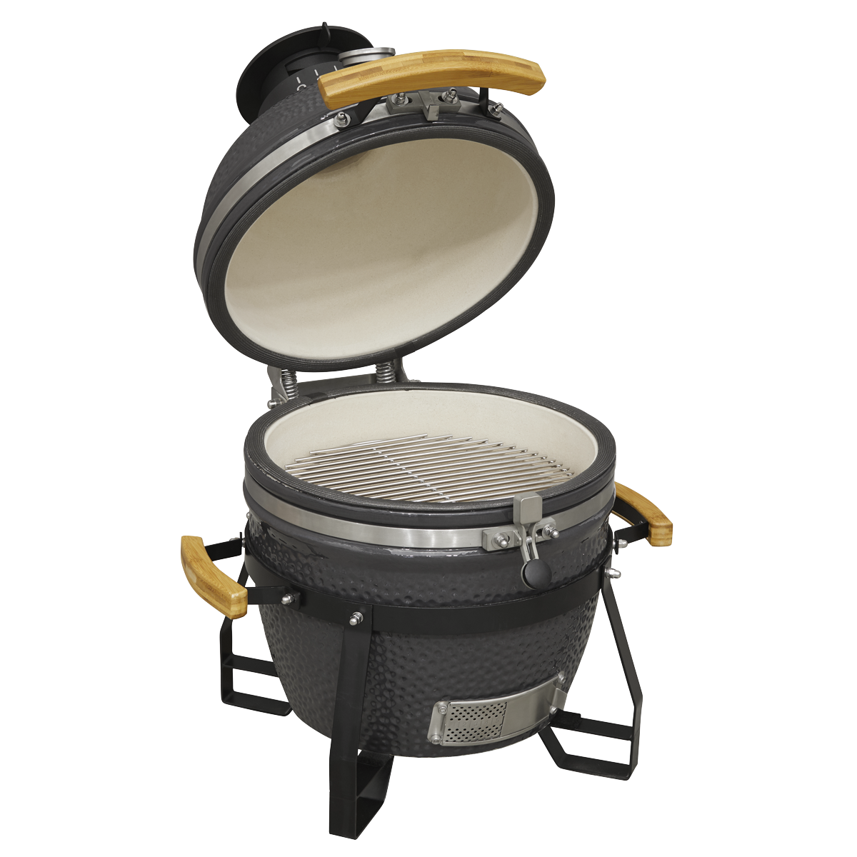 Dellonda DG158 Dellonda Deluxe 16"(40cm) Ceramic Kamado Style BBQ