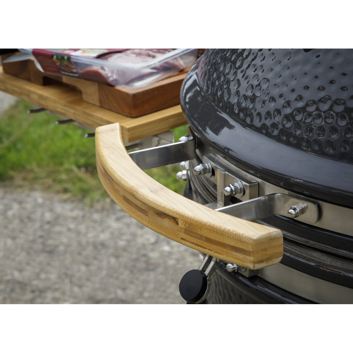 Dellonda DG159 Dellonda Deluxe 22"(56cm) Ceramic Kamado Style BBQ with Wheeled Stand