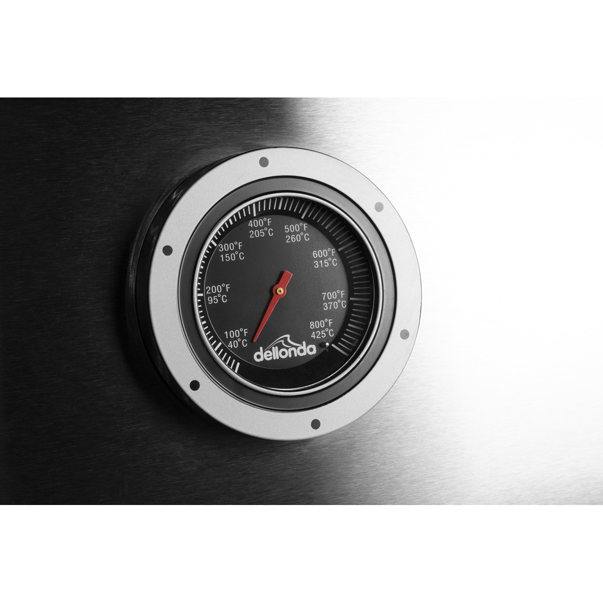 Dellonda DG16 Dellonda 3 Burner Deluxe Gas BBQ Grill with Piezo Ignition & Thermometer - Stainless Steel