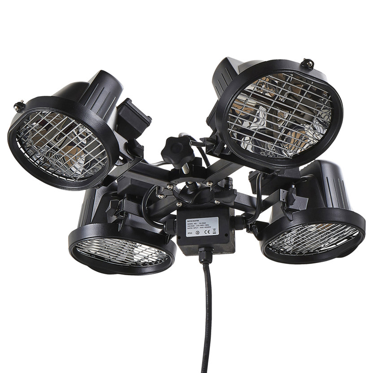 Dellonda DG178 1800W Folding Parasol/Gazebo Infrared Heater