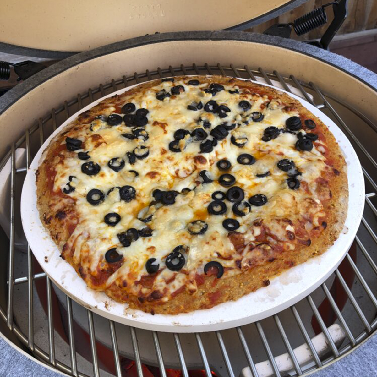 Dellonda DG184 Dellonda Pizza Stone for Kamado BBQs 15"(38cm)