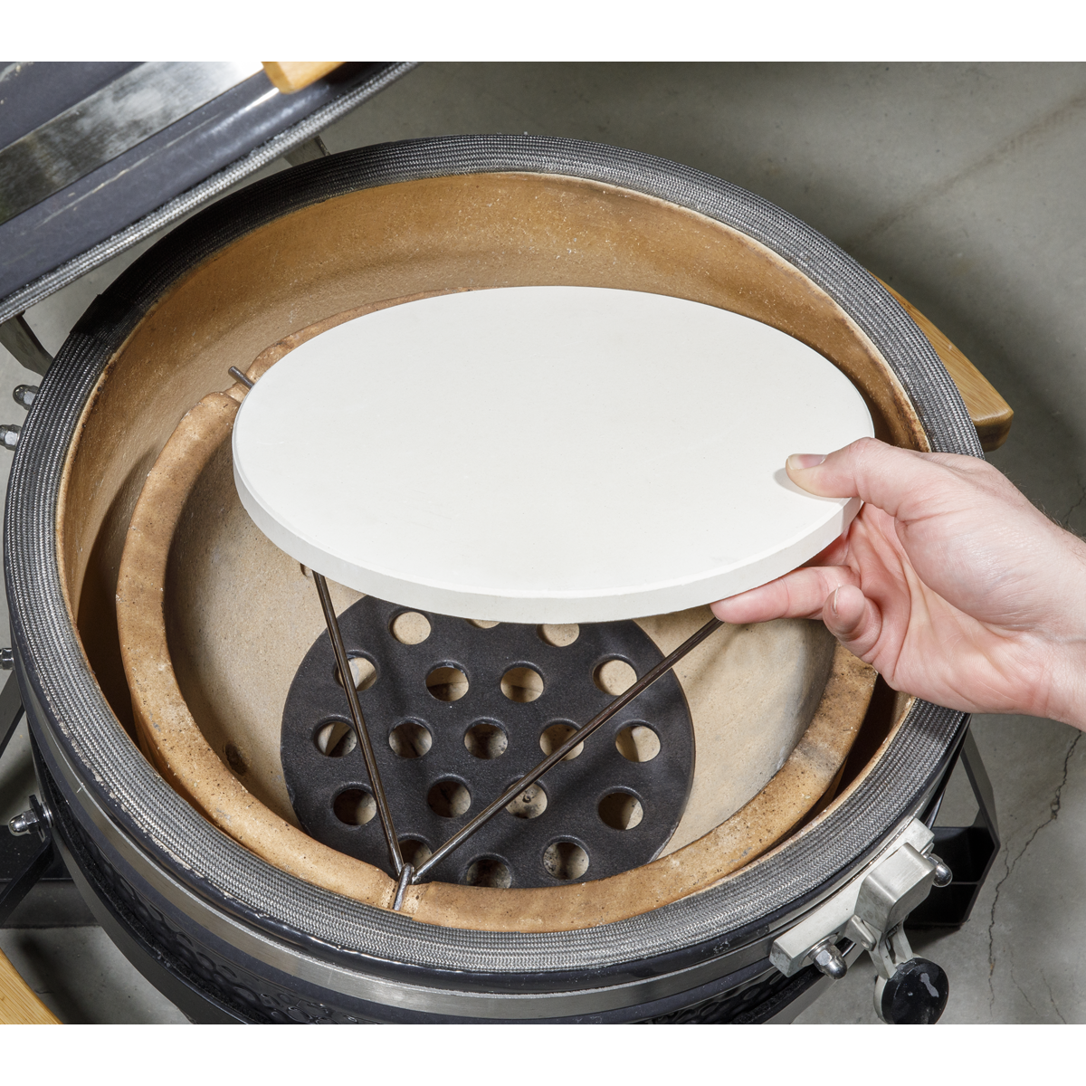 Dellonda DG187 Dellonda Heat Deflector Support for Kamado BBQs