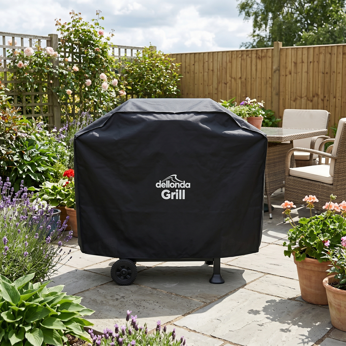 Dellonda DG18 Dellonda PVC Water-Resistant BBQ Cover for DG13