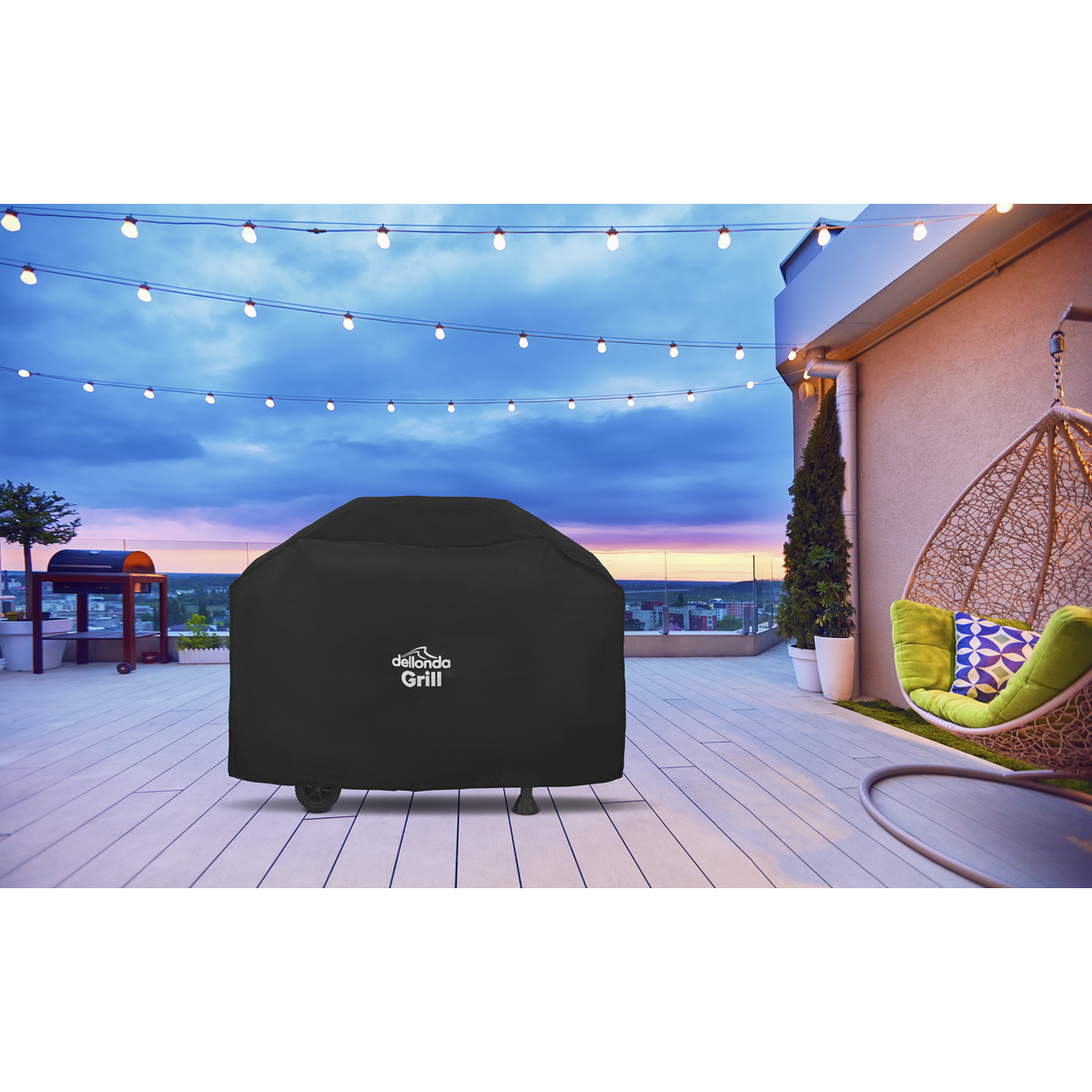 Dellonda DG19 Dellonda PVC Water-Resistant BBQ Cover for DG14