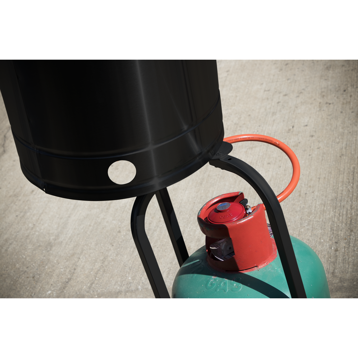 Dellonda DG1 Dellonda Outdoor Garden Gas Patio Heater 13kW Commercial & Domestic Use, Black