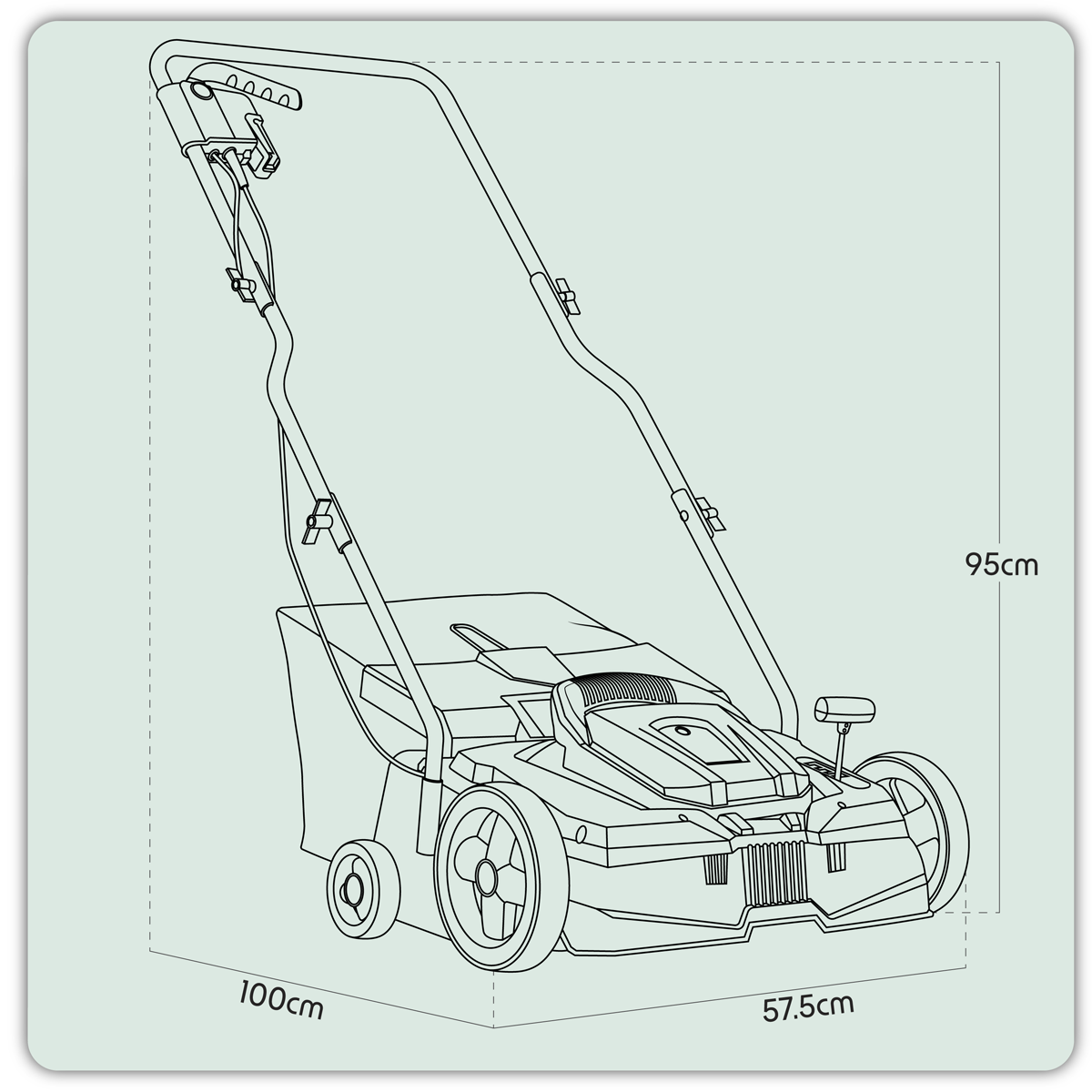 Dellonda DG216 Dellonda 2-in-1 Electric Scarifier & Rake 1500W/230V