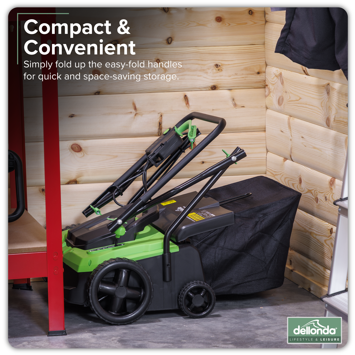 Dellonda DG216 Dellonda 2-in-1 Electric Scarifier & Rake 1500W/230V