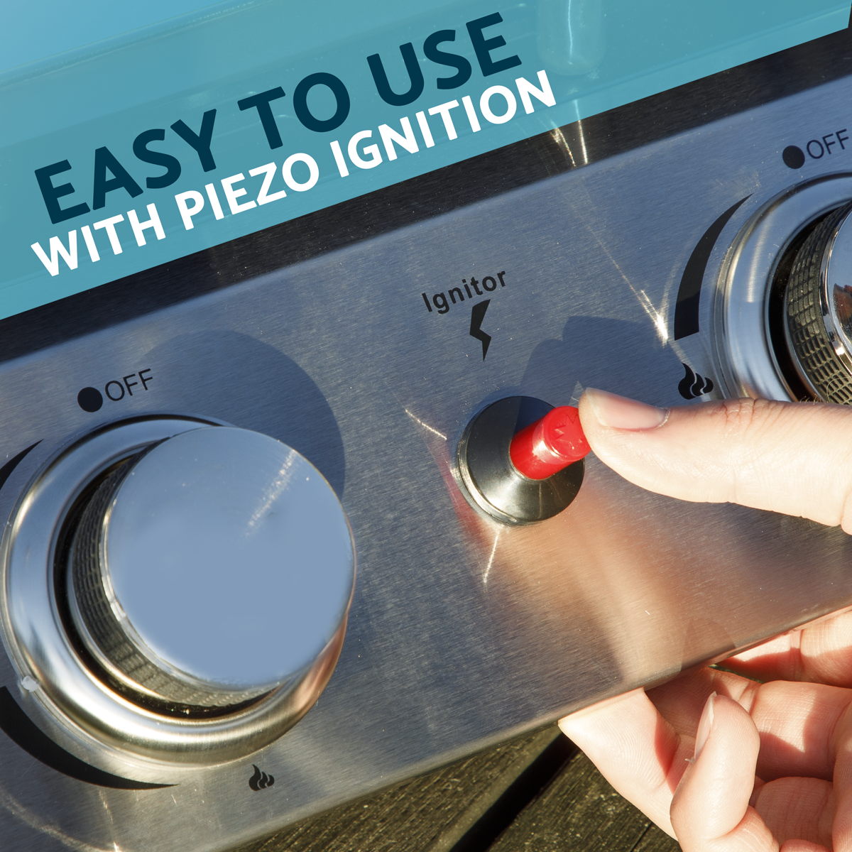 Dellonda DG21 Dellonda 2 Burner Portable Gas Plancha