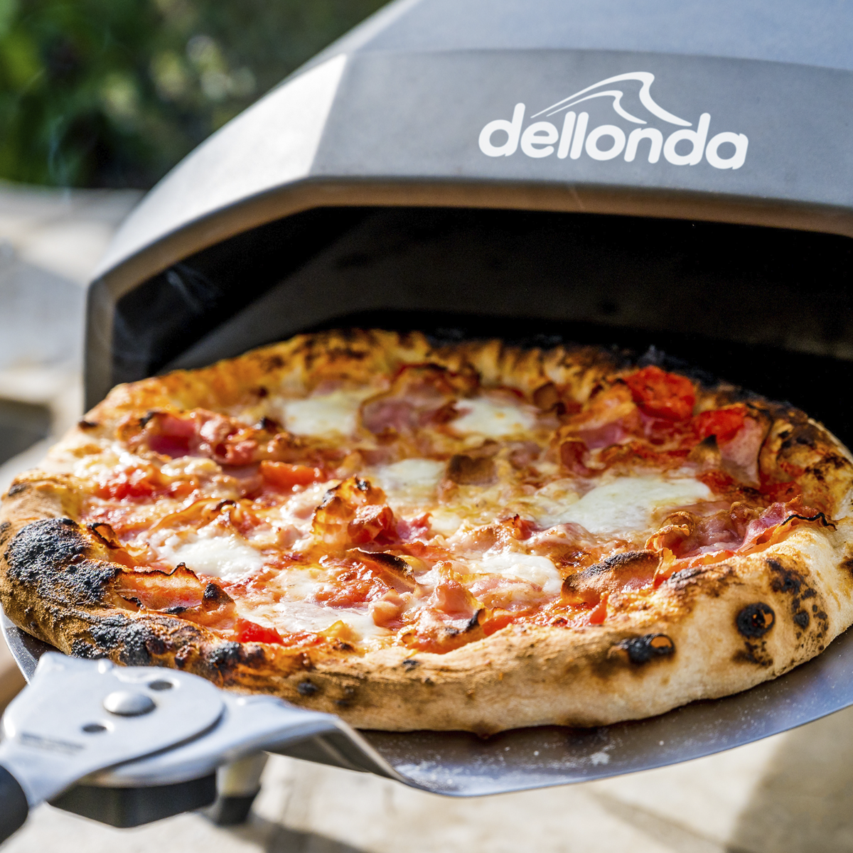 Dellonda DG257 Dellonda Gas Pizza Oven with Water-Resistant Cover/Carry Bag & 12" Pizza Peel