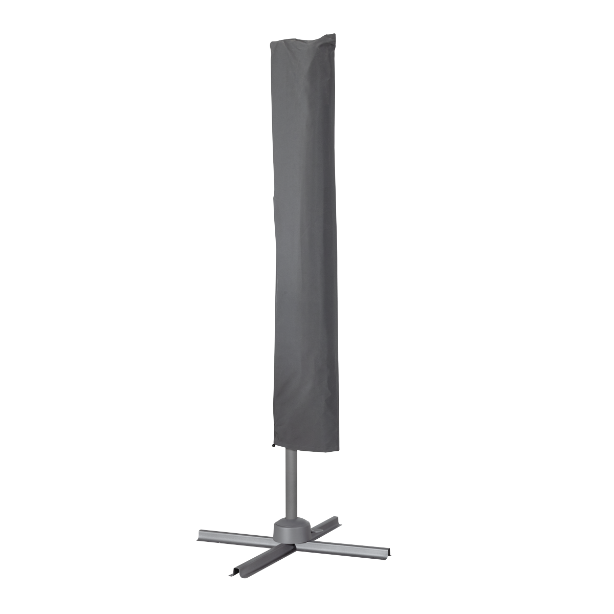 Dellonda DG267 Dellonda Cantilever Parasol with 360° Rotation, Tilt & Cover 3m - Grey