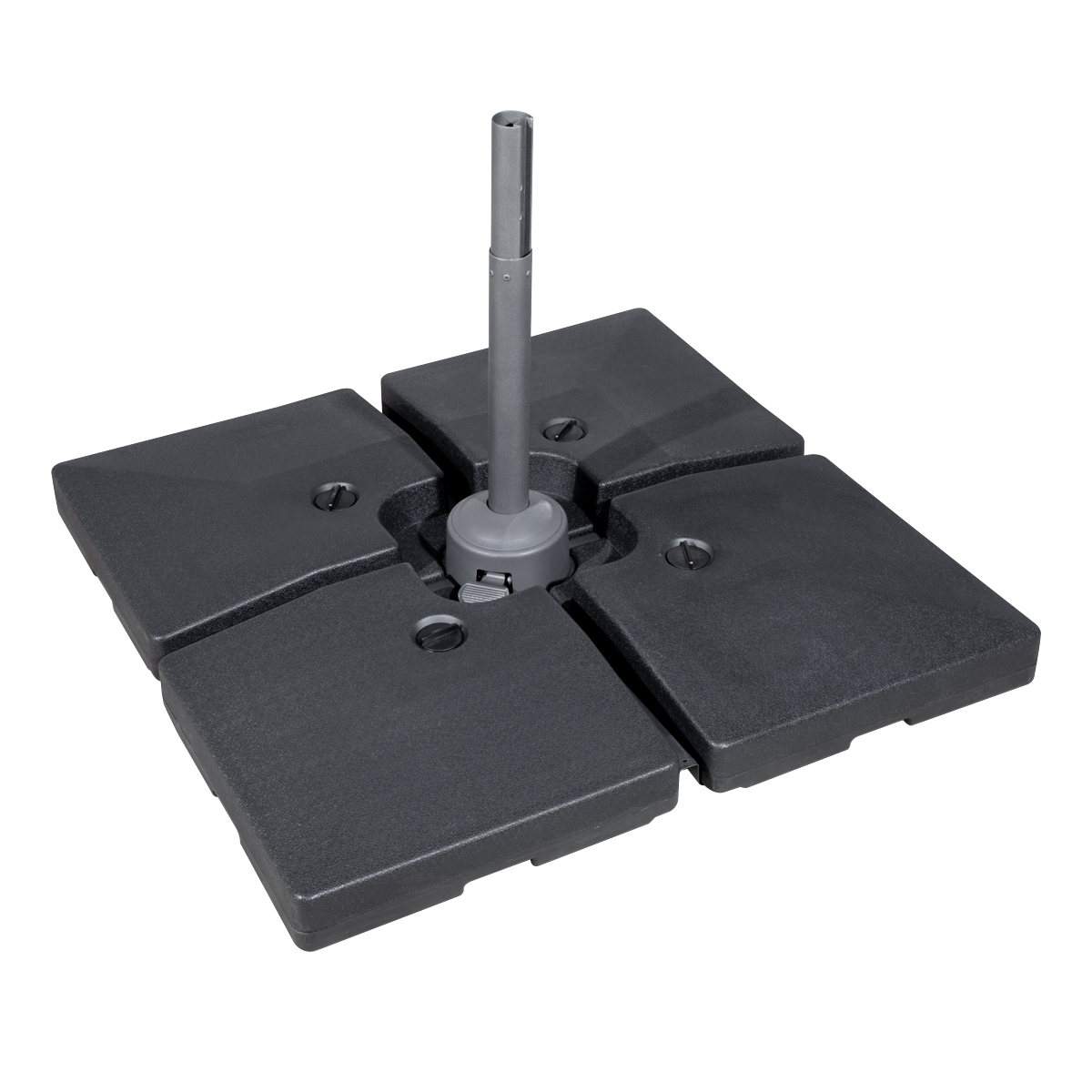 Dellonda DG269 Dellonda Fillable Parasol Base, Water/Sand Fill 92L 4pc