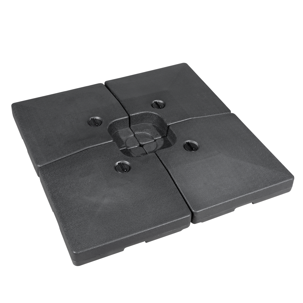 Dellonda DG269 Dellonda Fillable Parasol Base, Water/Sand Fill 92L 4pc