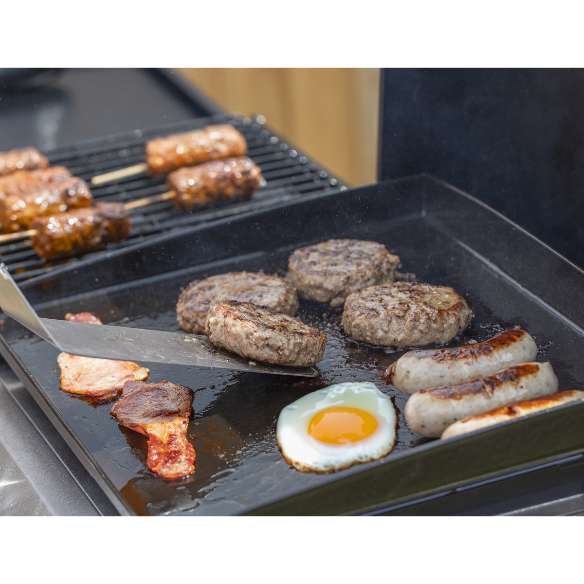 Dellonda DG276 Dellonda 3 Burner Stainless Steel Portable Gas Plancha/Grill 8.5kW