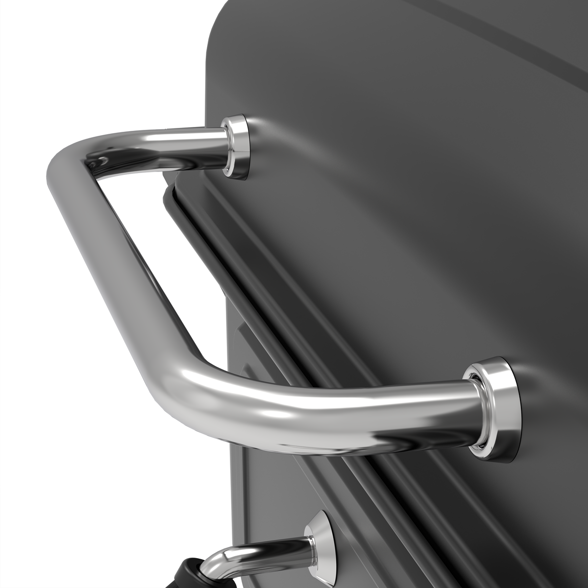 Dellonda DG283 Dellonda Charcoal Grill BBQ Smoker & Trolley with 2 Side Shelves - Black