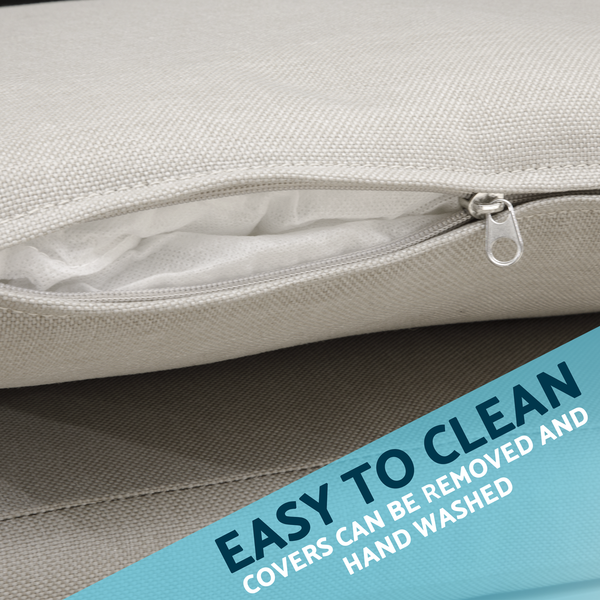 Dellonda DG49 Dellonda Fusion Garden/Patio Dining Chairs with Armrests 6pc - Light Grey