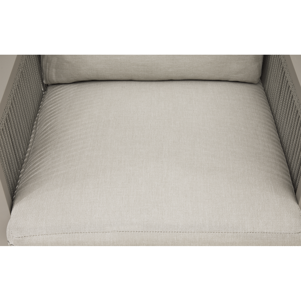 Dellonda DG49 Dellonda Fusion Garden/Patio Dining Chairs with Armrests 6pc - Light Grey