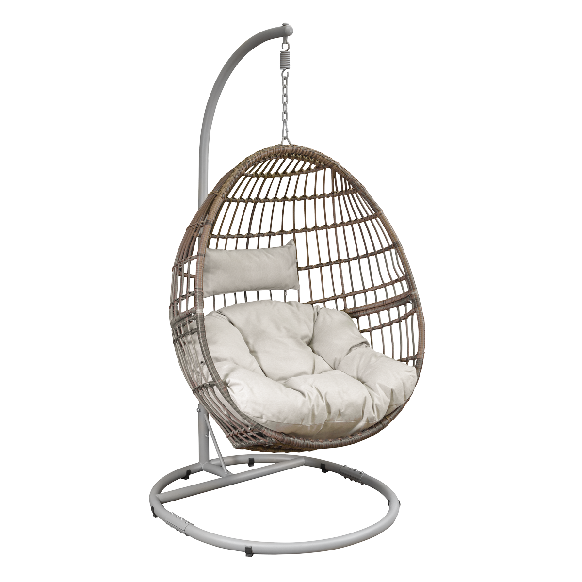 Dellonda DG60 Dellonda Single Swinging Egg Chair with Cushion